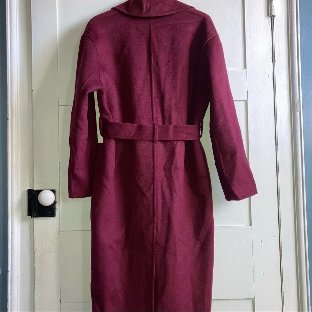 NEW Michael Kors Belted Wool Blend Felt Coat - Picture 5 of 11